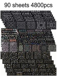 90pcs 3D Y2K Floral Nail Stickers
